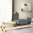 thumbnail image 3 of Lilypelle Pilates Reformer Machine Equipment with Spring for Home Workout,Foldable Reformer Pilates for Beginner ,300lbs load-bearing, 3 of 8