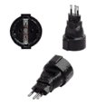 thumbnail image 2 of Eu Standard 16a 250v Swiss 3pin Round Male To Female Power Supply Adapter, 2 of 5