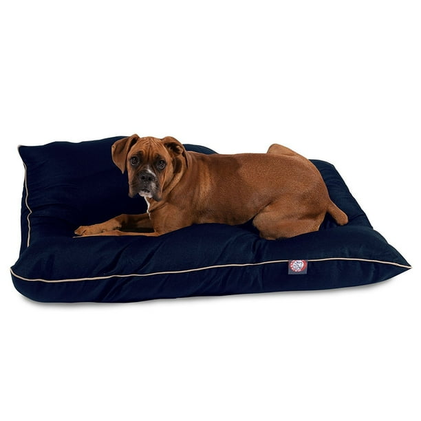 Majestic Pet Super Value Machine Washable Pet Dog Bed, Large, Blue