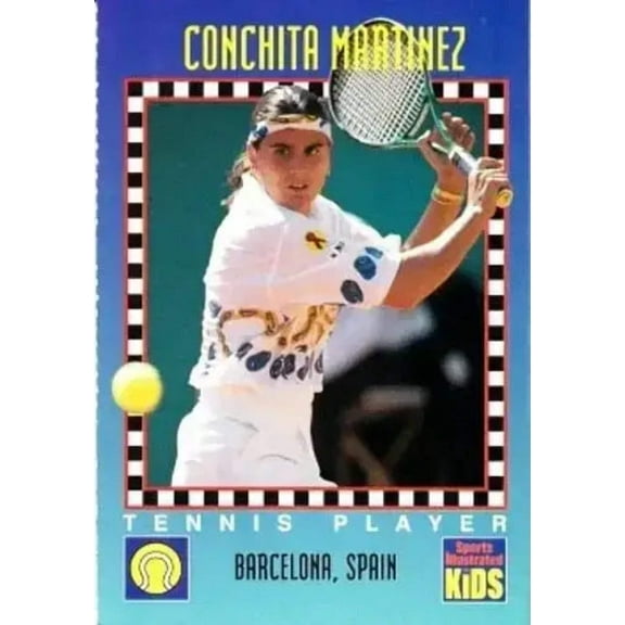 Conchita Martinez 1994 SI for Kids Tennis Rookie Card