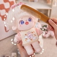 thumbnail image 5 of Muñeca de algodón de felpa Kawaii, figura de súper estrella rellena, sin atributos, cuerpo gordo, muñeca Llorona, puede cambiar la ropa, regalo, 20cm, nuevo, 5 of 5