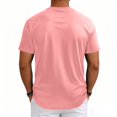thumbnail image 7 of Mens Shirts Ultra Soft Plain Tshirts for Men Cooling Crew Neck Casual Basic Tee Shirt Undershirt Pink 3XL, 7 of 7