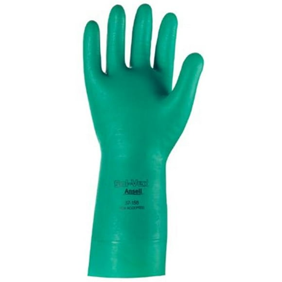 Ansell 012-37-155-11 Sol-Vex Unsupported Nitrile Gloves - Size 11