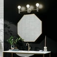 thumbnail image 2 of Torche 3-Light Bathroom Vanity Light in Brushed Nickel, 2 of 8
