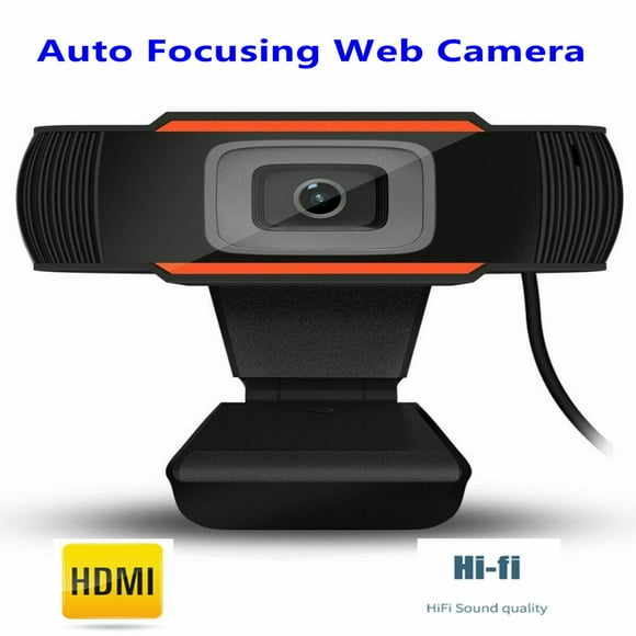 AutoFocus Full HD Webcam 1080P Web Camera with Microphone - USB Computer Camera for PC Laptop Desktop Mac Video Calling