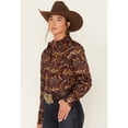 thumbnail image 2 of Cinch Women's Floral And Paisley Print Long Sleeve Button-Down Shirt Multi Small  US, 2 of 4