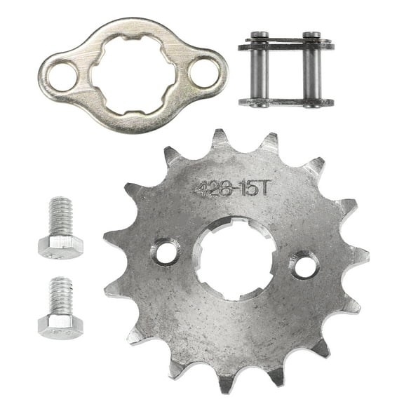 1 Set 428 15T 20mm Motorcycle Front Engine Sprocket for 50cc 70cc 90cc 110cc 125cc Dirt Pit Bike