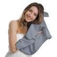 thumbnail image 2 of Pure Cotton Towel,Classic Bath Towels Set of 1,Cotton Soft Bath Towels,39.4''X19.7'' Highly Absorbent and Quick Dry,Multi-purpose Plush Shower Towels,Towels for Home,Hotel,Bathroom(Grey), 2 of 8
