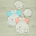 thumbnail image 6 of Zebra 3-Piece Tee, Romper & Hat Set, 6 of 6