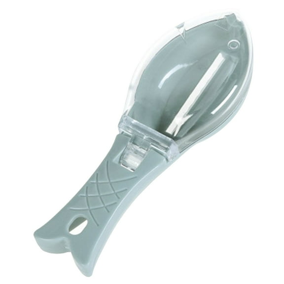 LYCAQL Fast Remove Fish Skin Scraping Brush Fishing Scale Brush Graters Cleaning Peeler Scraper Kitchen Cleaning Fishes Knife(Blue)