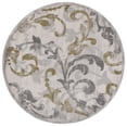 thumbnail image 3 of Safavieh Amherst Millard Floral Area Rug, Ivory/Light Gray, 5' x 5' Round, 3 of 10