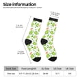 thumbnail image 6 of Uemuo Kawaii Avocado Pattern Women's Crew Socks, Soft Durable Breathable Moisture-Wicking with Odor Control Cotton socks, 6 of 9