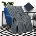 thumbnail image 5 of Catalonia Throw Blankets for Beds, Couches, Super Soft Fuzzy Plush Fleece Blankets for Adults and Kids, Machine Washable, 50"" X 60"", Grey, 5 of 7