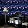 thumbnail image 4 of Peel and Stick Wallpaper Leopard Neon Garden Futuristic World Wall Mural 23.6in x 9.8ft Self Adhesive Removable Wall Paper Renter Friendly Wallpaper for Bedroom Cabinets Maximalism Decor, 4 of 8