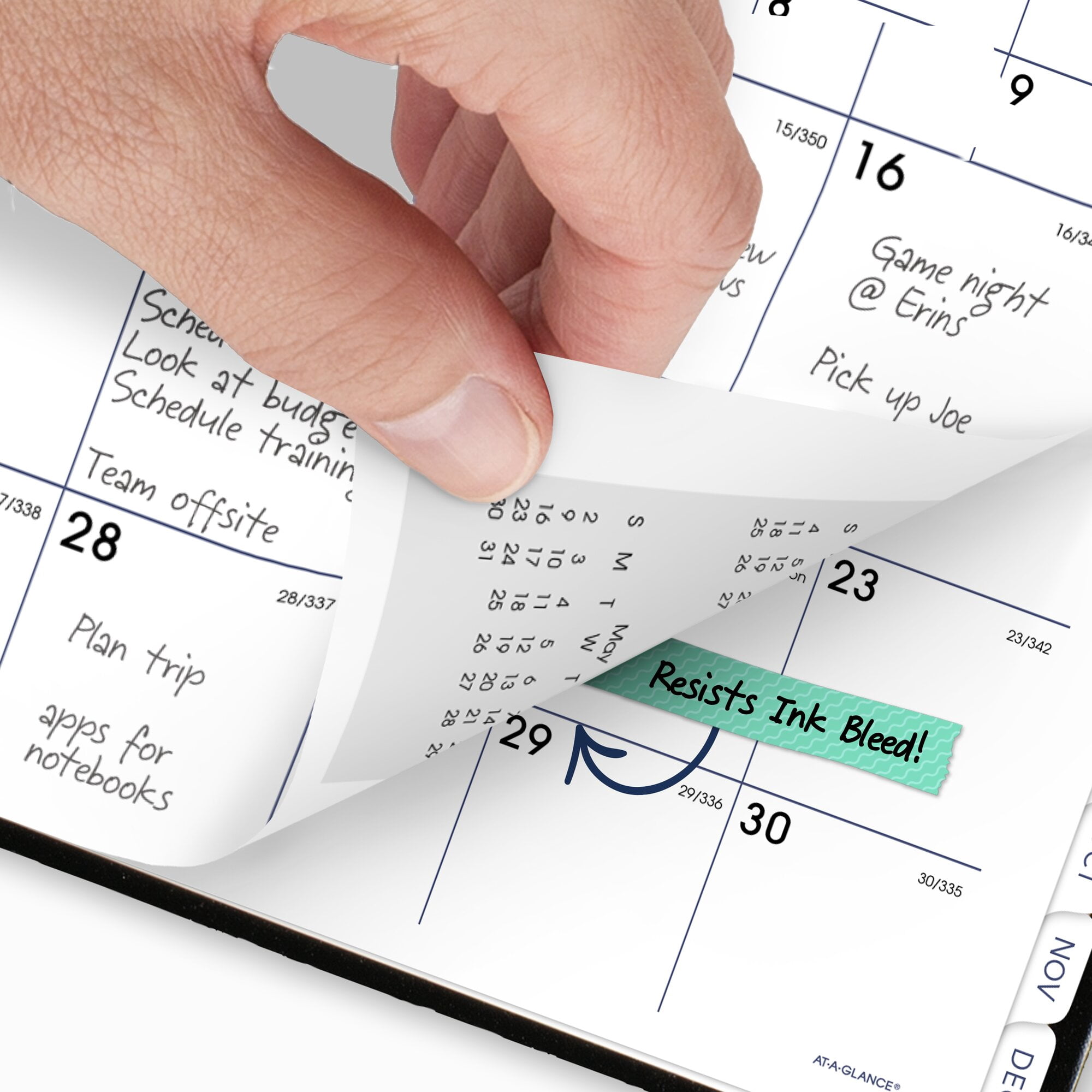 AT-A-GLANCE DayMinder 2027 Weekly Appointment Book Planner Hardcover Black Large