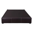 thumbnail image 3 of Base Cama Queen Size Tacto Piel Chocolate De Madera Tapizada Colchones Recamaras Mobeler Orión, 3 of 3