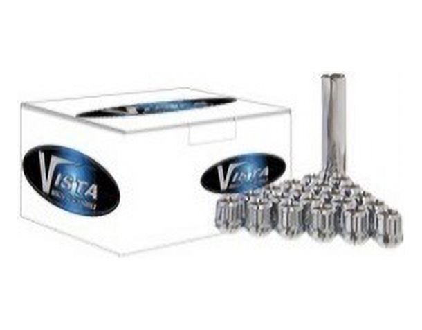 24pc Install Kit Chrome 12X1.50 OPEN BULGE ACORN SPLINE LUG NUTS 0.85"