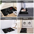thumbnail image 5 of Bingfone Animal Bulldog Door Mat 16"x24" Front Entrance Non-Slip Low Profile Washable for Entryway, 5 of 7