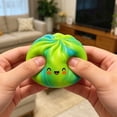 thumbnail image 5 of Dumpling Squishy Steamed Bun Slow Rising Toys, Soft Fidget Toys with Basket Lid Cute Face Design 3.94 Inches for Desk Display, 5 of 7