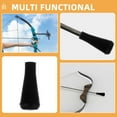 thumbnail image 3 of HEANUJJ 6-Pack Black Rubber Arrow Tips for Safe Outdoor Archery Practice and Hunting Game Use, 3 of 8