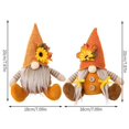 thumbnail image 2 of 2 decoraciones de girasol, gnomos de verano, gnomos de primavera, gnomo de felpa para bandeja escalonada, decoración de cocina, granja sueca, 2 of 5