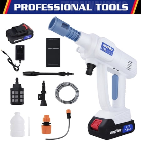 Bowoshen High Pressure Power Gun Water Spray Garden Hose Nozzle Car Clean Washer Tool Set