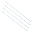 thumbnail image 1 of Shisuyan Tringle de Rideau de Douche de Salle de Bain en Métal 4 Pcs Tringle de Rideau de Douche Réglable Tringle à Tension de Rideau de Bain Poteau de Rideau de Bain Extensible, 1 of 8