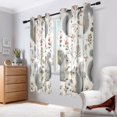 thumbnail image 6 of Squirrels Leaves Flowers Blackout Curtains Thermal Insulation 63 inch Grommet for Bedroom Living Room Bathroom Kitchen Windows 2 Pack, 6 of 6