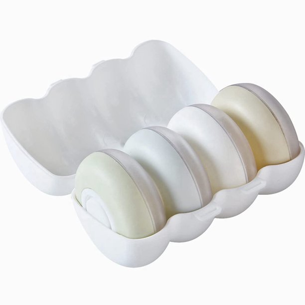 TRKIYQC Cápsulas de viaje Botellas de viaje plegables Artículos de tocador con estuche 4pcs / Set Caja de almacenamiento de emulsión líquida redontículos de tocador de viaje portátiles TRKIYQC Moderno diseño moderno