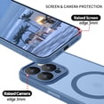 thumbnail image 2 of AIR-iPhone 13 Pro Case Magnetic, Phone Case iPhone 13 Pro Magnetic Slim Thin Translucent Matte Back Shockproof Anti-Yellow Protective Cover Case for iPhone 13 Pro Light Blue, 2 of 4