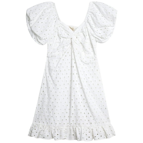 Jessica Simpson Girls' Eyelet Twist Dress, Sizes 7-16