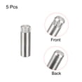 thumbnail image 3 of 8x25mm 304 Stainless Steel Dowel Pins, 5 Pack Knurled Head Flat End Dowel Pin, 3 of 6