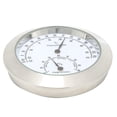 thumbnail image 3 of PinesC Thermometer Hygrometer Compact Round for Guitar Case Measure Humidity and Temperature (Silver)-Hygrometer Humidor Silver, 3 of 4