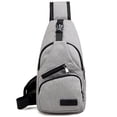 thumbnail image 1 of Mochila bandolera multiusos, ligera, de una sola correa, ideal para senderismo, ciclismo, viajes y uso diario., 1 of 6
