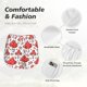 thumbnail image 4 of Balery Amanita Red Mushroom Pantalones cortos deportivos para mujer con forro y dos bolsillos, elásticos, para entrenamiento, gimnasio, yoga-Large, 4 of 7