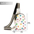thumbnail image 2 of FORMRS Womens Crossbody Sling Bag Travel Daypack Shoulder Chest Backpack, Polka Dot, 2 of 7