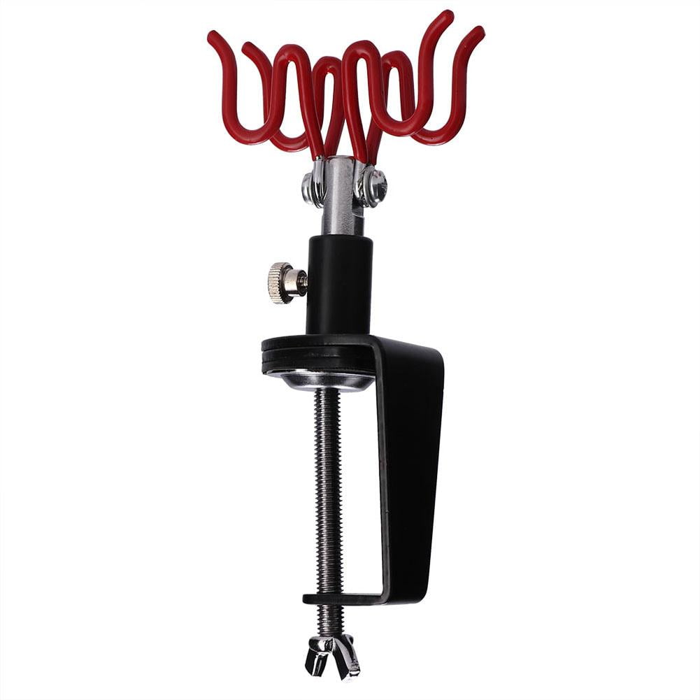 LYUMO Airbrush Holder Stand Holds 2 Airbrushes ClampOn Table Mount