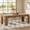 Light Brown, variant on Fnova 78.7" Farmhouse Dining Table for 8-10 People, Large Kitchen Table with Sturdy Frame, Rectangular Dinner Table for Dining Room, Living Room, Office