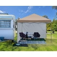 thumbnail image 5 of ABCCANOPY 10ft x 10ft Easy Pop up Outdoor Canopy Tent With 2 Side Walls, Khaki, 5 of 5