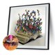 thumbnail image 2 of Cuadros Decorativos 5D bricolaje completo taladro diamante pintura libro punto de cruz bordado (30x30cm) Tmvgtek embutido en tela, 2 of 9