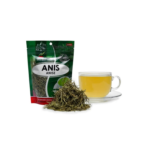 Hanan Peruvian Secrets Anis Herbal Tea | 100% Natural Anise | 1.41oz / 40g |Naturally Aids in Digestive Discomfort, Flatulance, Colic, Expectorant |Promotes Good Digestion