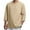 Khaki, variant on Stamzod Men's T-Shirts Fashion Solid Color V Neck Long Sleeve Shirts Loungewear Casual Loose Spring Work Tshirts Shirts for Men Khaki XXL