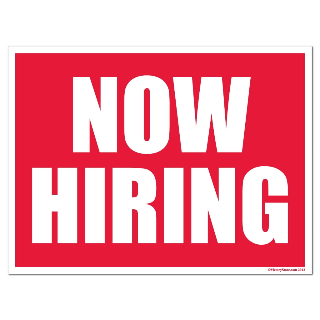 18 X 24 Corrugated Plastic Sign Now Hiring Sign Walmart 18 X 24 Corrugated Plastic Sign Now Hiring Sign Walmart