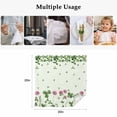 thumbnail image 5 of Cloth Napkins Set of 4 - 20x20 Inches, St. Patrick's Day Washable Reusable Table Napkins, Green Shamrocks Floral Botanical Soft & Absortbent Dining Napkin for Party Wedding Hotel Restaurant, 5 of 8