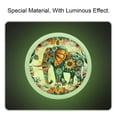 thumbnail image 2 of Elephants Glow-in-the-Dark Fluorescent Drawer Pulls 4-Pack with Screws - Round Knobs for Cabinets, Wardrobes, Dressers - Furniture Decor for Cabinets, Dresser Drawers, 2 of 6
