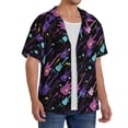 thumbnail image 2 of Lukts Colorful Guitar for Men's Hawaiian Shirt Beach Short Sleeved Button top-4X-Large, 2 of 5
