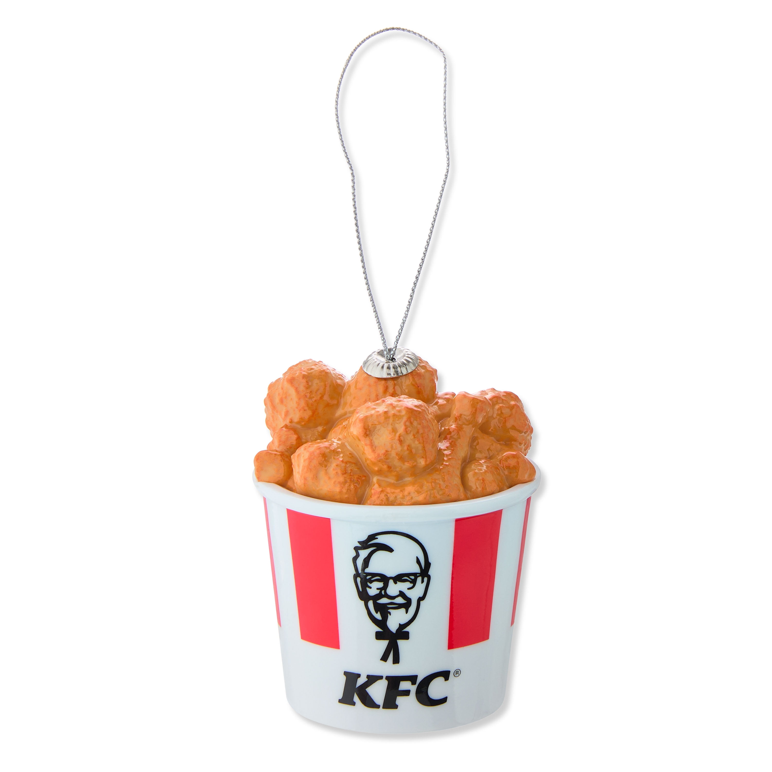 KFC Chicken Bucket Decoupage Ornament, Red, by Ruz - Walmart.com