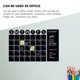 thumbnail image 5 of hoja de pegatinas de pared autoadhesivas con diseño de calendario, calcomanía decorativa para pared, 5 of 5