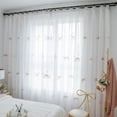 thumbnail image 2 of Toystoory Cortinas de pantalla bordadas rurales, adición a dormitorio, ventana de Bahía, cortinas bordadas para niños Sombras de ventana, 2 of 6