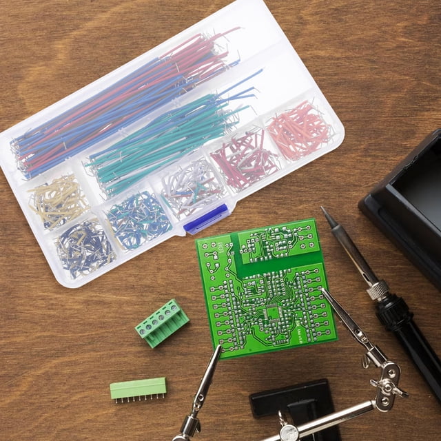 SWETRACE 560Ud Kit De Jumper Wire Para Pcb Con Cables Preformados Y Caja Plástica Para Fácil Almacenamiento